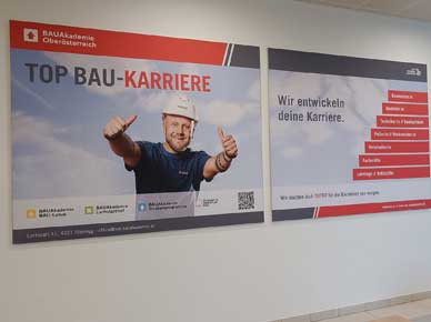 XXL Textile Spannrahmen für Messen und Wandverkleidungen