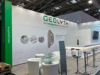 Maßgeschneiderter B2B Messestand für Geolyth